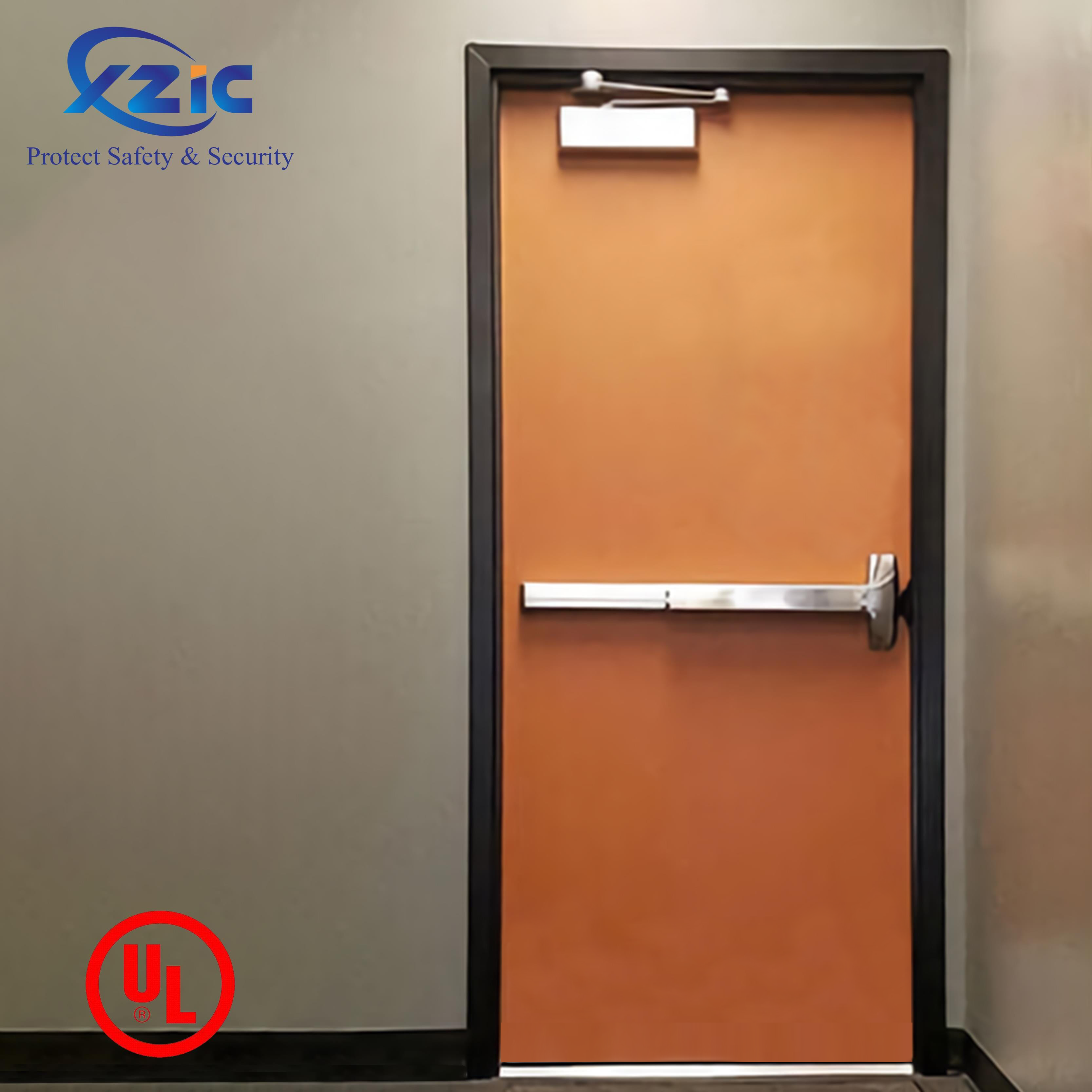 3 HOURS HM Door UL listed Fire rated Door Apartment Fireproof Doors