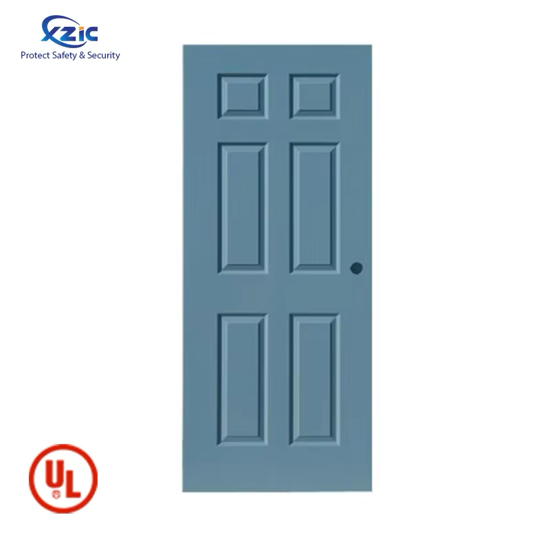 2-Panel 6 Panel Customized Embossed Hollow Metal Door Steel Fire door