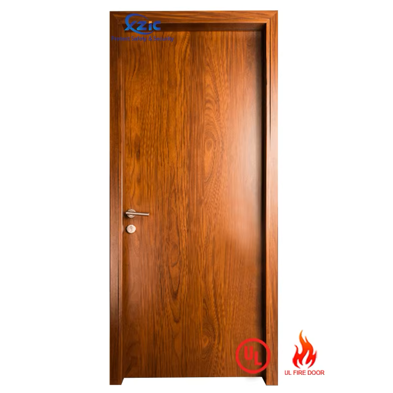 2024 Latest Design 20 min Fire Proof Doors Wood Entry Doors Wood Flat Door for Home