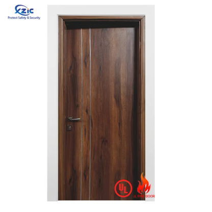 2024 Latest Design 20 min Fire Proof Doors Wood Entry Doors Wood Flat Door for Home