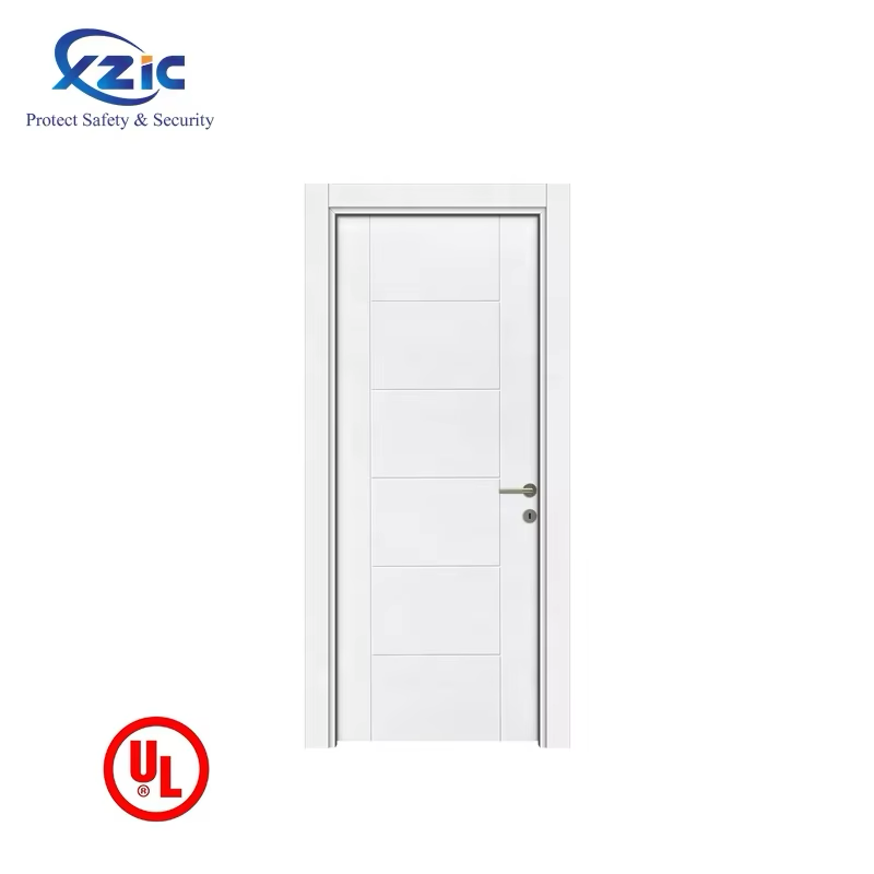 UL 90 minutes Fire Rated Wooden Fire Door for home school Room BNB Hotel company University UL Fire listed Wooden Door