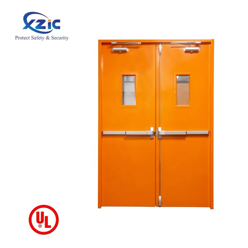 Fire Rated Steel Door 30min fireproof Steel Door Emergency Exit Metal Door Emergency