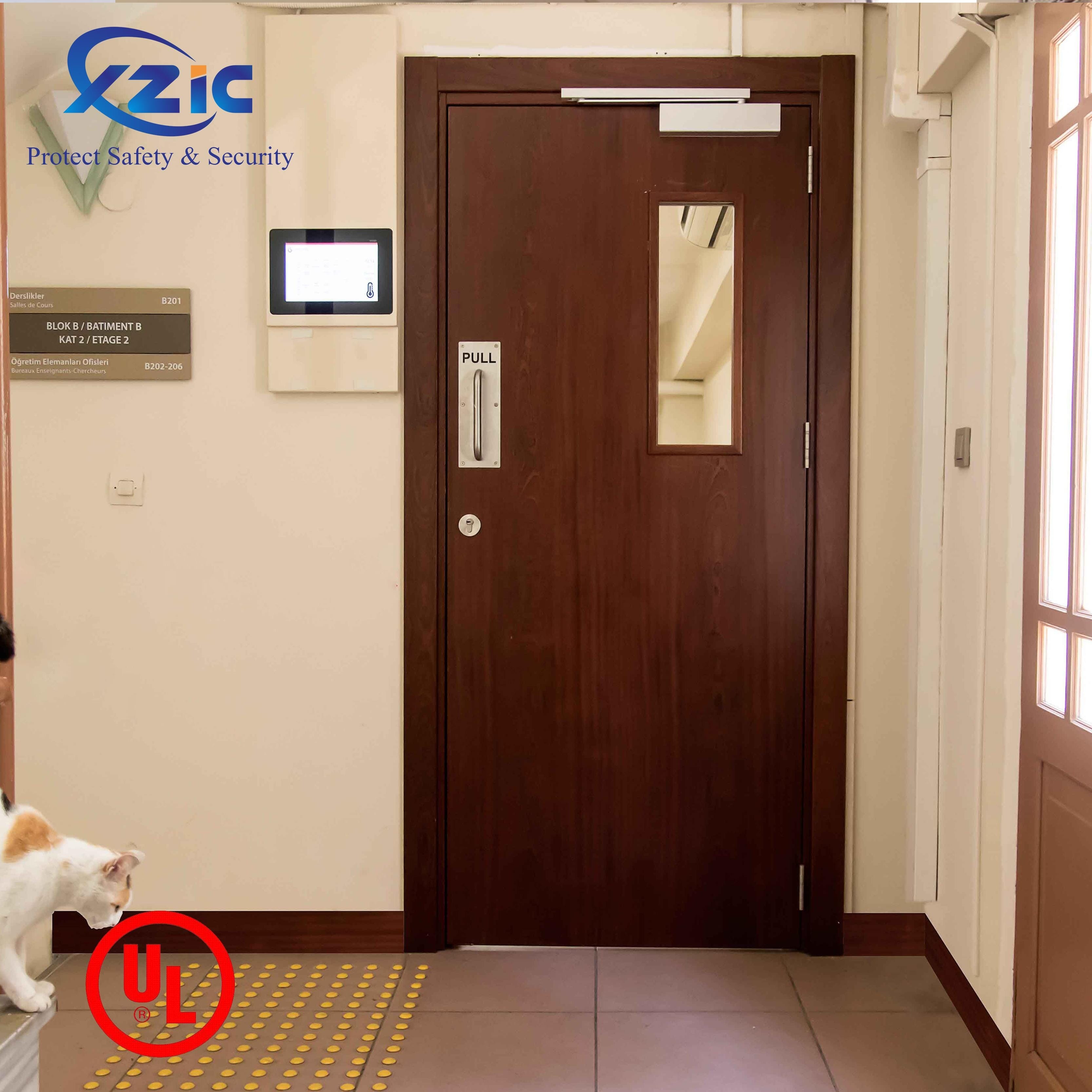 Fire Rated Steel Door 30min fireproof Steel Door Emergency Exit Metal Door Emergency