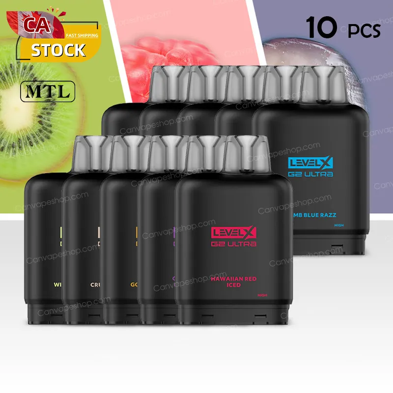 LevelX G2 Ultra Pods - 50000puffs - 10pcs-canvapeshop-LevelX G2 Ultra Pods - 50000puffs - 10pcs