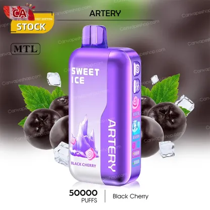 Black Cherry - Artery CL6 - 50000puffs-canvapeshop-Black Cherry - Artery CL6 - 50000puffs