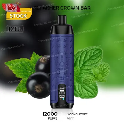 Black Currant  Mint - AL FAKHER CROWN BAR - 12000puffs-canvapeshop-Black Currant  Mint - AL FAKHER CROWN BAR - 12000puffs