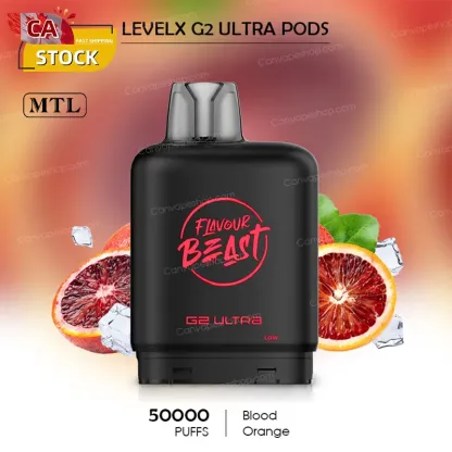 Blood Orange - LevelX G2 Ultra Pods - 50000puffs