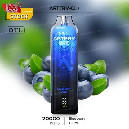 Blueberry Gum-ARTERY CL7-20000 Puffs-canvapeshop-Blueberry Gum-ARTERY CL7-20000 Puffs