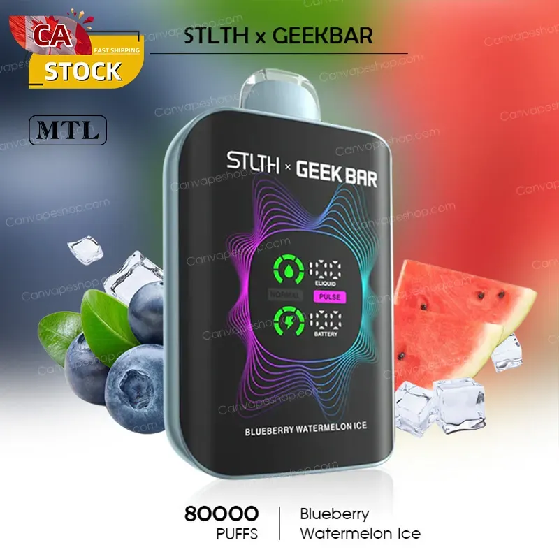 Blueberry  Watermelon Ice - STLTH x GEEKBAR - 80000puffs-canvapeshop-Blueberry  Watermelon Ice - STLTH x GEEKBAR - 80000puffs