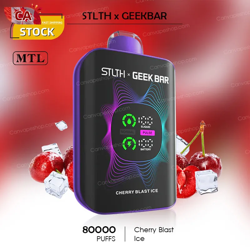 Cherry Blast Ice - STLTH x GEEKBAR - 80000puffs-canvapeshop-Cherry Blast Ice - STLTH x GEEKBAR - 80000puffs