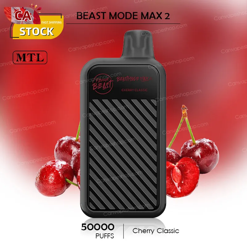 Cherry Classic - Beast Mode Max 2 - 50000puffs-canvapeshop-Cherry Classic - Beast Mode Max 2 - 50000puffs