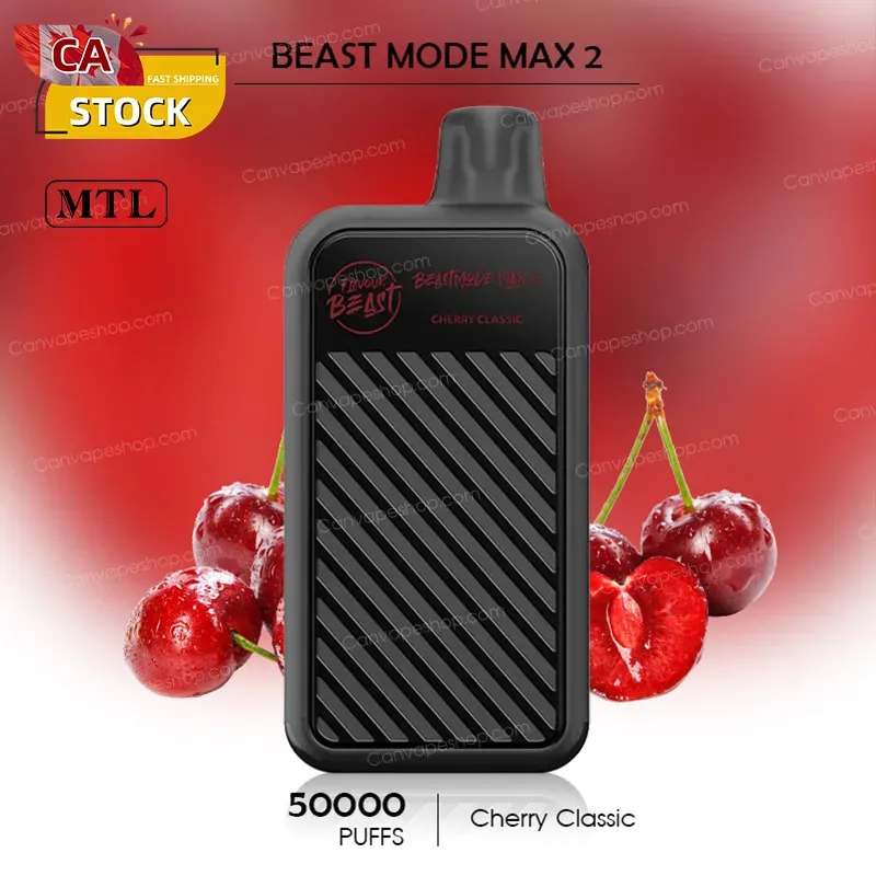 Cherry Classic - Beast Mode Max 2 - 50000puffs-canvapeshop-Cherry Classic - Beast Mode Max 2 - 50000puffs