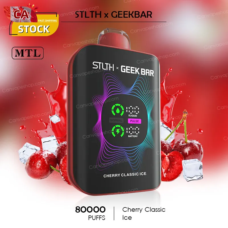 Cherry Classic Ice - STLTH x GEEKBAR - 80000puffs-canvapeshop-Cherry Classic Ice - STLTH x GEEKBAR - 80000puffs