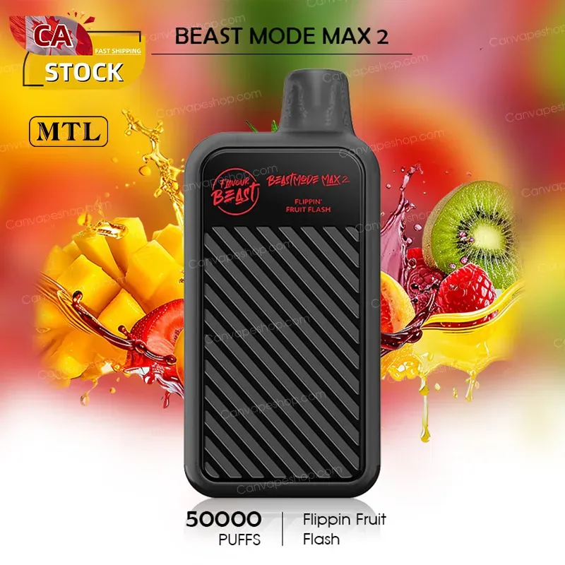 Flippin Fruit Flash - Beast Mode Max 2 - 50000puffs-canvapeshop-Flippin Fruit Flash - Beast Mode Max 2 - 50000puffs