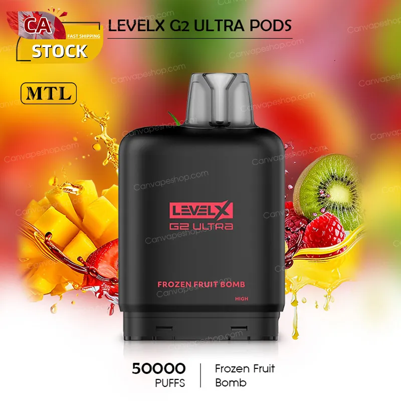 Frozen Fruit Bomb - LevelX G2 Ultra Pods - 50000puffs-canvapeshop-Frozen Fruit Bomb - LevelX G2 Ultra Pods - 50000puffs