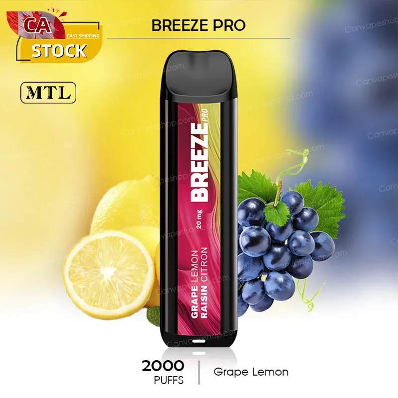 Grape Lemon - Breeze pro - 2000puffs