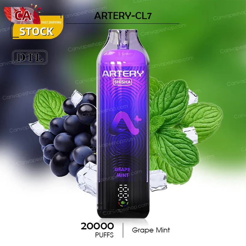 Grape Mint-ARTERY CL7-20000 Puffs-canvapeshop-Grape Mint-ARTERY CL7-20000 Puffs