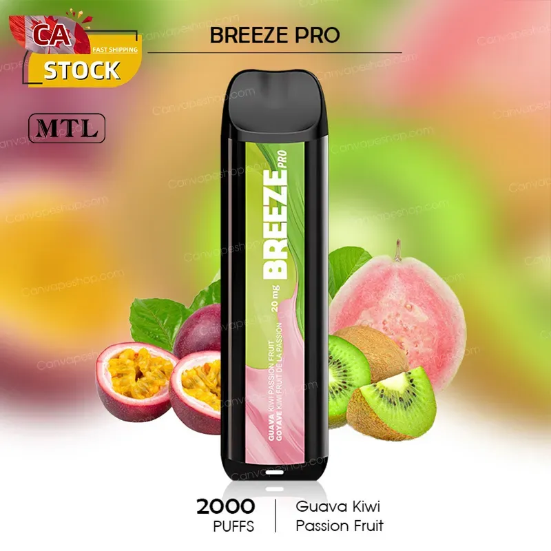 Guava Kiwi  Passion Fruit - Breeze pro - 2000puffs