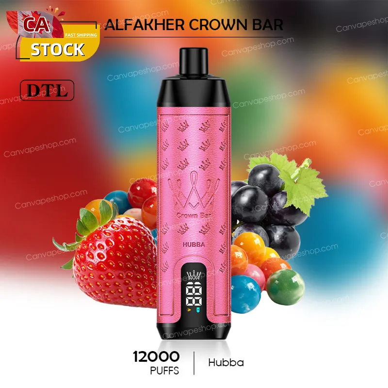 Hubba - AL FAKHER CROWN BAR - 12000puffs-canvapeshop-Hubba - AL FAKHER CROWN BAR - 12000puffs