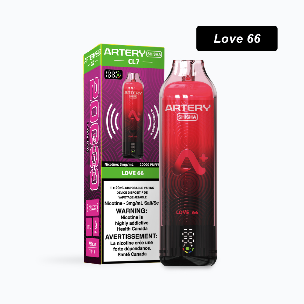 Love 66-ARTERY CL7-20000 Puffs-canvapeshop-Love 66-ARTERY CL7-20000 Puffs