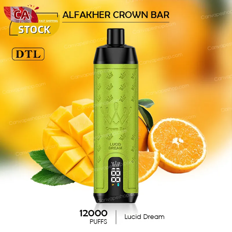 Lucid Dream - AL FAKHER CROWN BAR - 12000puffs-canvapeshop-Lucid Dream - AL FAKHER CROWN BAR - 12000puffs