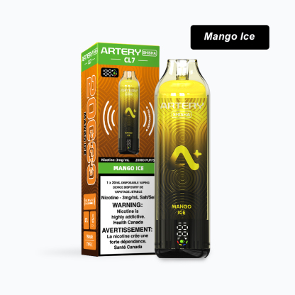 Mango Ice-ARTERY CL7-20000 Puffs-canvapeshop-Mango Ice-ARTERY CL7-20000 Puffs