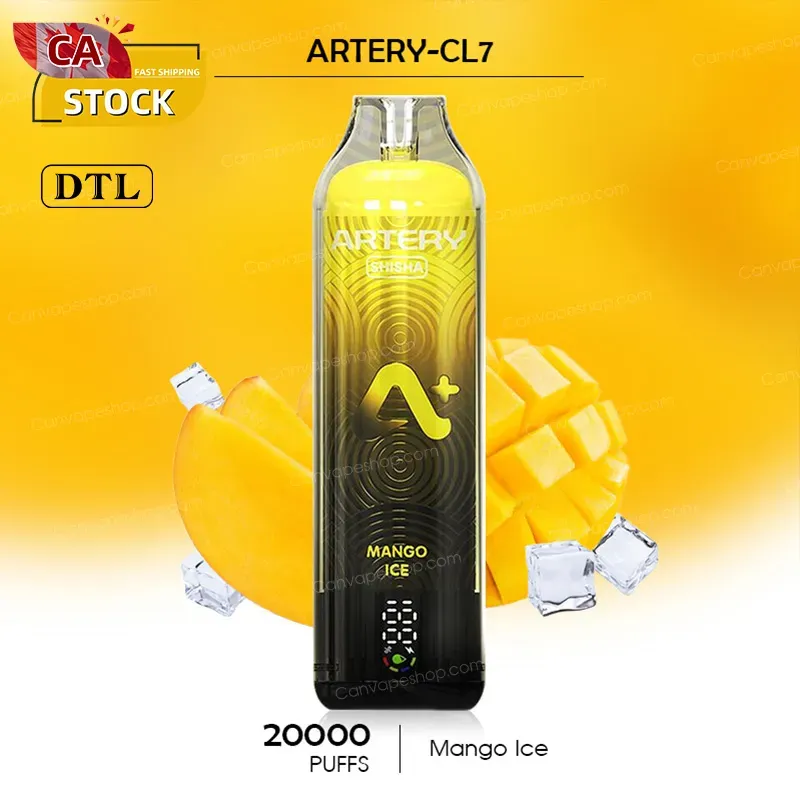 Mango Ice-ARTERY CL7-20000 Puffs-canvapeshop-Mango Ice-ARTERY CL7-20000 Puffs