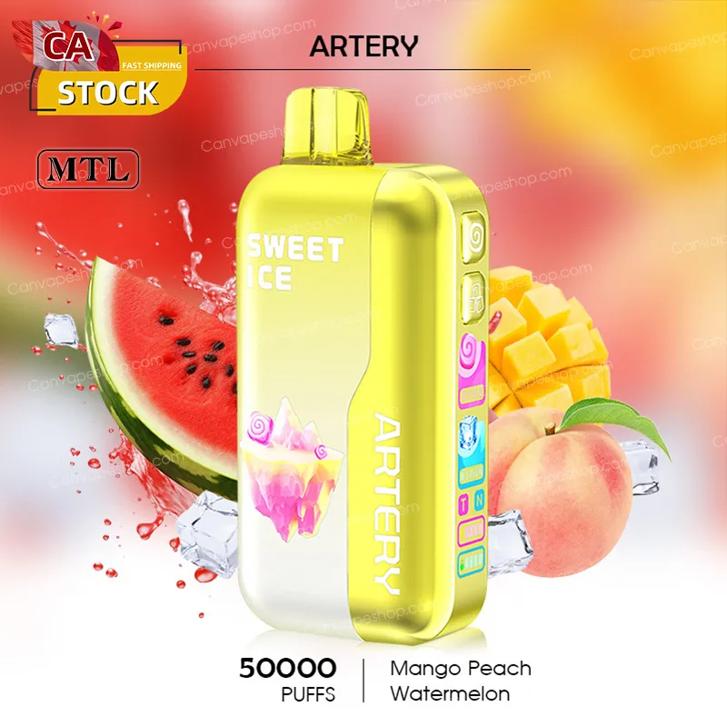 Mango Peach  Watermelon - Artery CL6 - 50000puffs