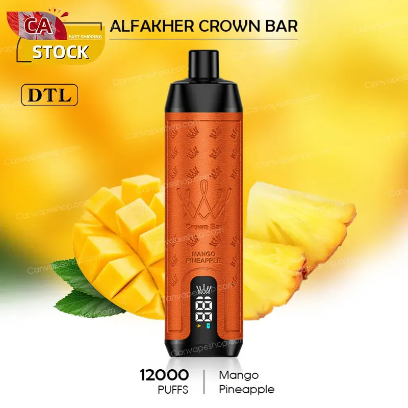 Mango Pineapple - AL FAKHER CROWN BAR - 12000puffs-canvapeshop-Mango Pineapple - AL FAKHER CROWN BAR - 12000puffs