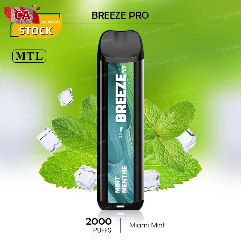 Miami Mint - Breeze pro - 2000puffs