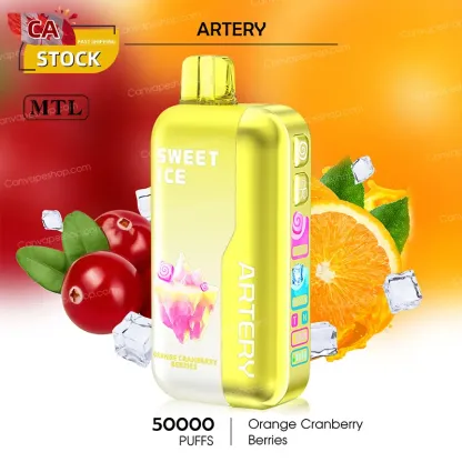 Orange Cranberry Berries - Artery CL6 - 50000puffs-canvapeshop-Orange Cranberry Berries - Artery CL6 - 50000puffs