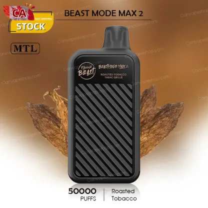 Roasted  Tobacco - Beast Mode Max 2 - 50000puffs-canvapeshop-Roasted  Tobacco - Beast Mode Max 2 - 50000puffs