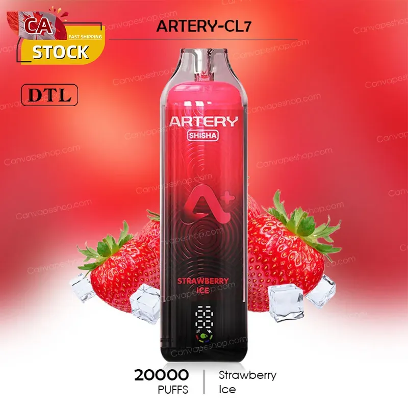 Strawberry  Ice-ARTERY CL7-20000 Puffs-canvapeshop-Strawberry  Ice-ARTERY CL7-20000 Puffs