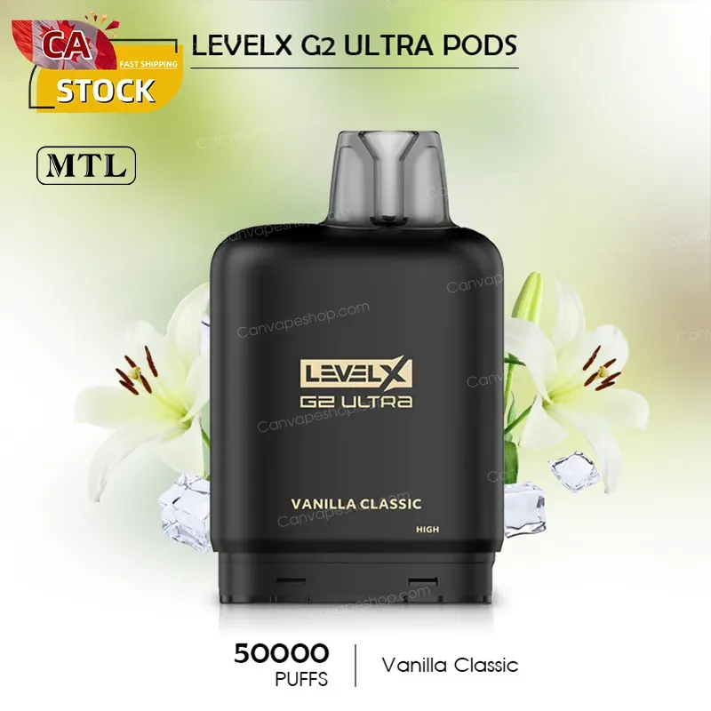 Vanilla Classic - LevelX G2 Ultra Pods - 50000puffs-canvapeshop-Vanilla Classic - LevelX G2 Ultra Pods - 50000puffs