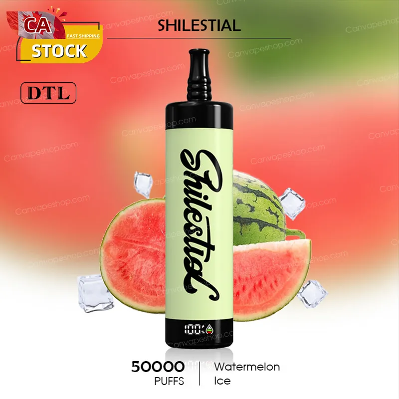 Watermelon Ice - SHILESTIAL - 50000puffs-canvapeshop-Watermelon Ice - SHILESTIAL - 50000puffs