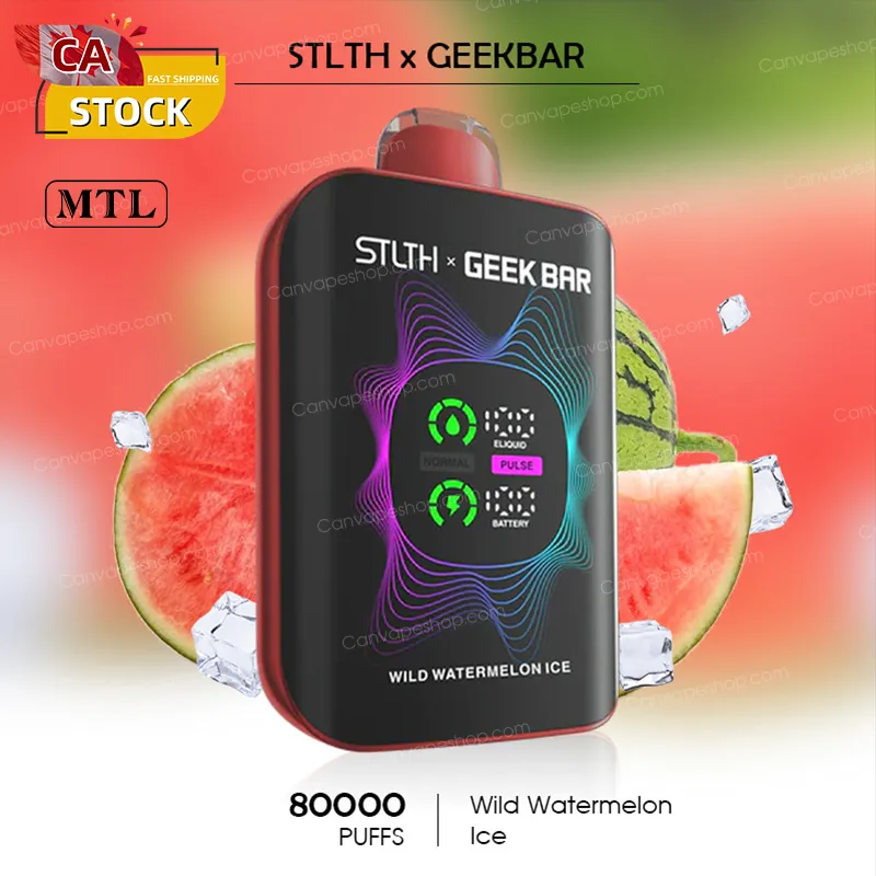 Wild Watermelon Ice - STLTH x GEEKBAR - 80000puffs-canvapeshop-Wild Watermelon Ice - STLTH x GEEKBAR - 80000puffs