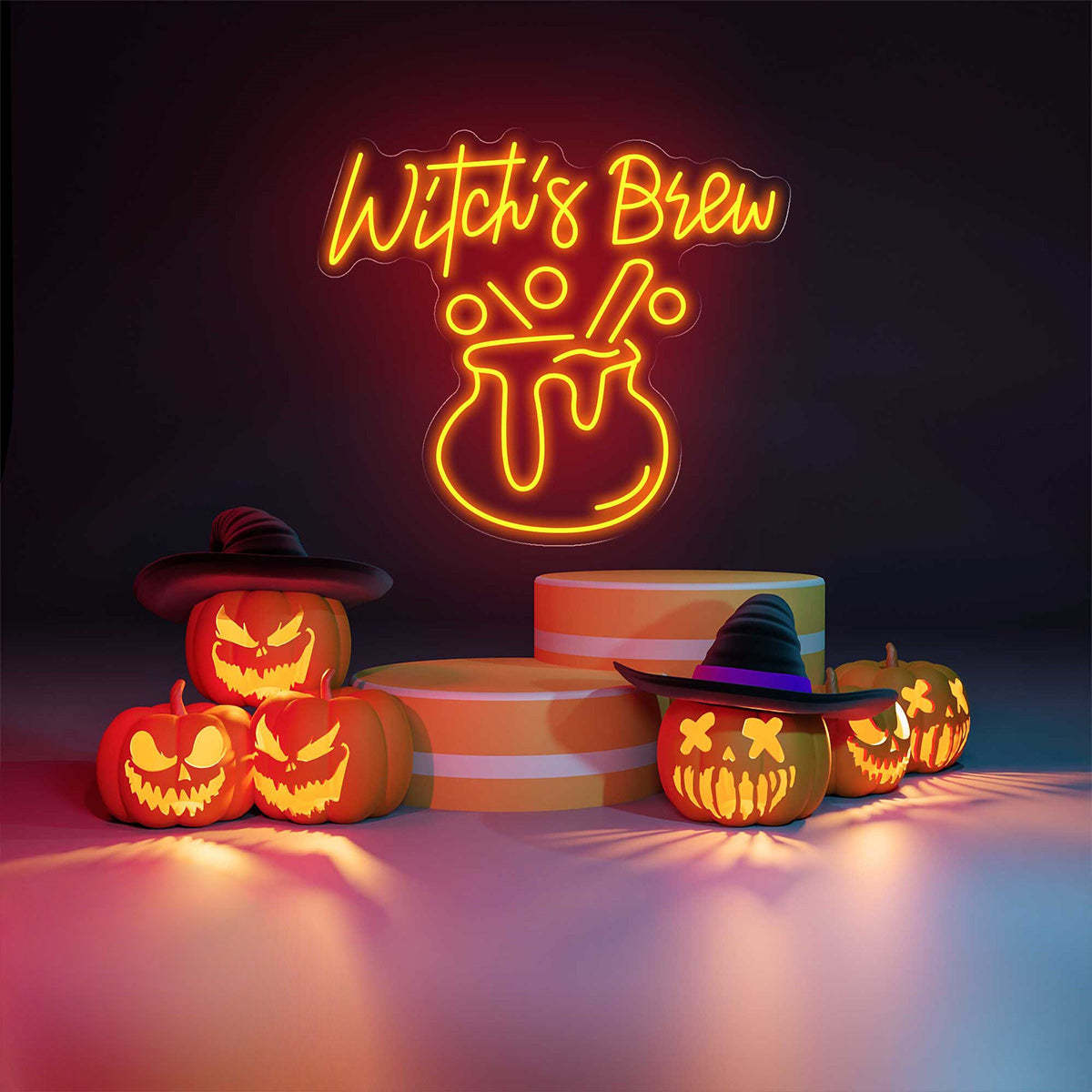NEONIP-100% Handmade Witch's Brew Neon Sign Halloween Neon Light
