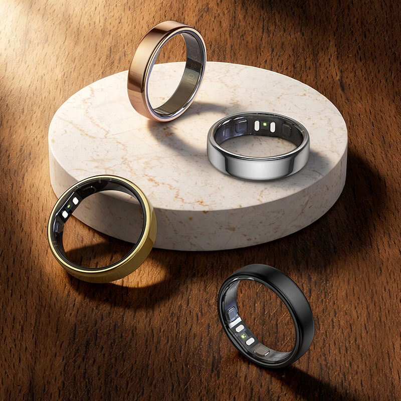 Smart Ring Gen10 – Bague connectée ultra-légère – Suivi du sommeil par IA, sans abonnement, 4 coloris, tailles 6 à 13