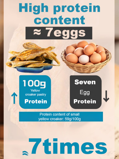 High-protein ready-to-eat deep-sea fish crisps