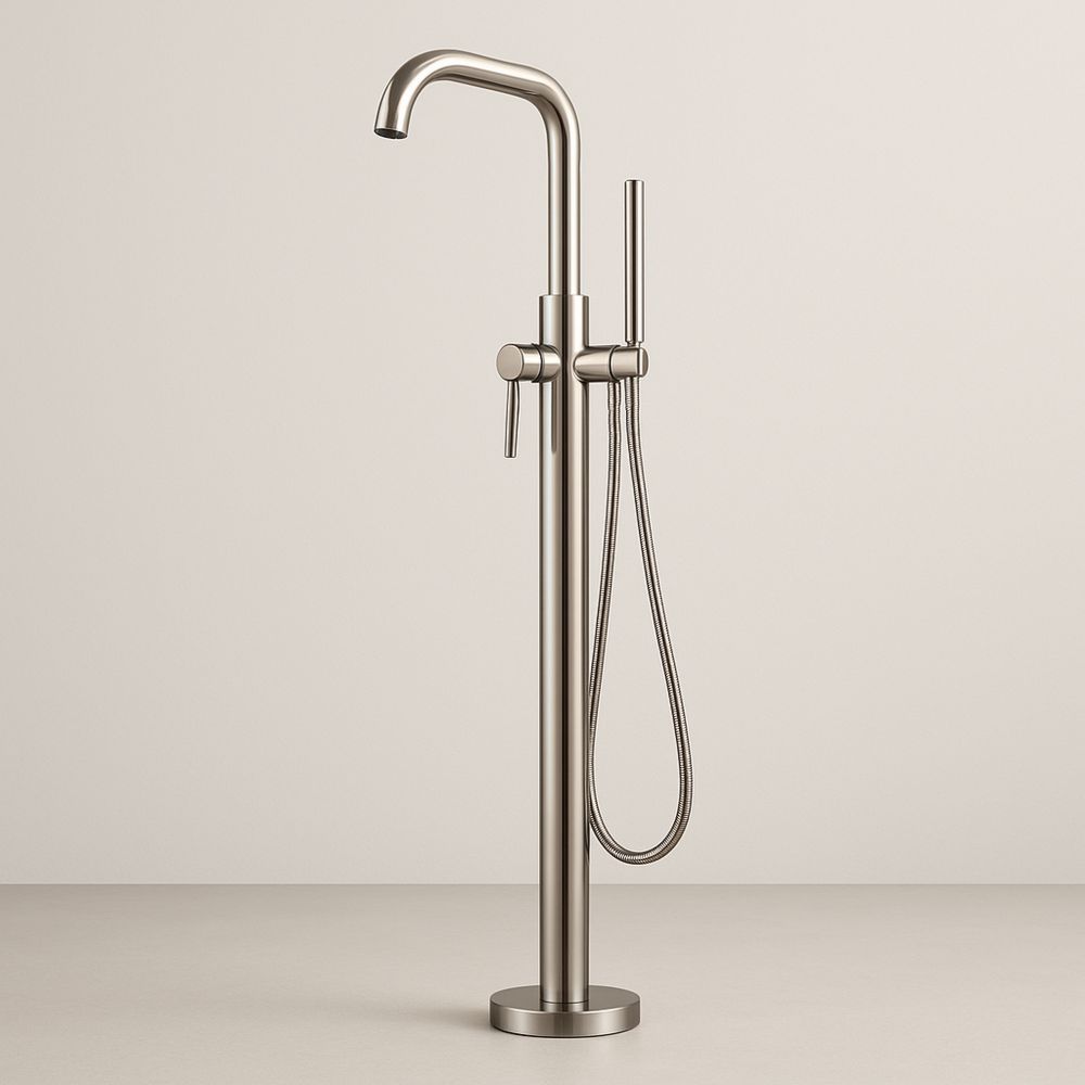 Vapaasti seisova kylpyammehana ruostumaton teräs 85 cm