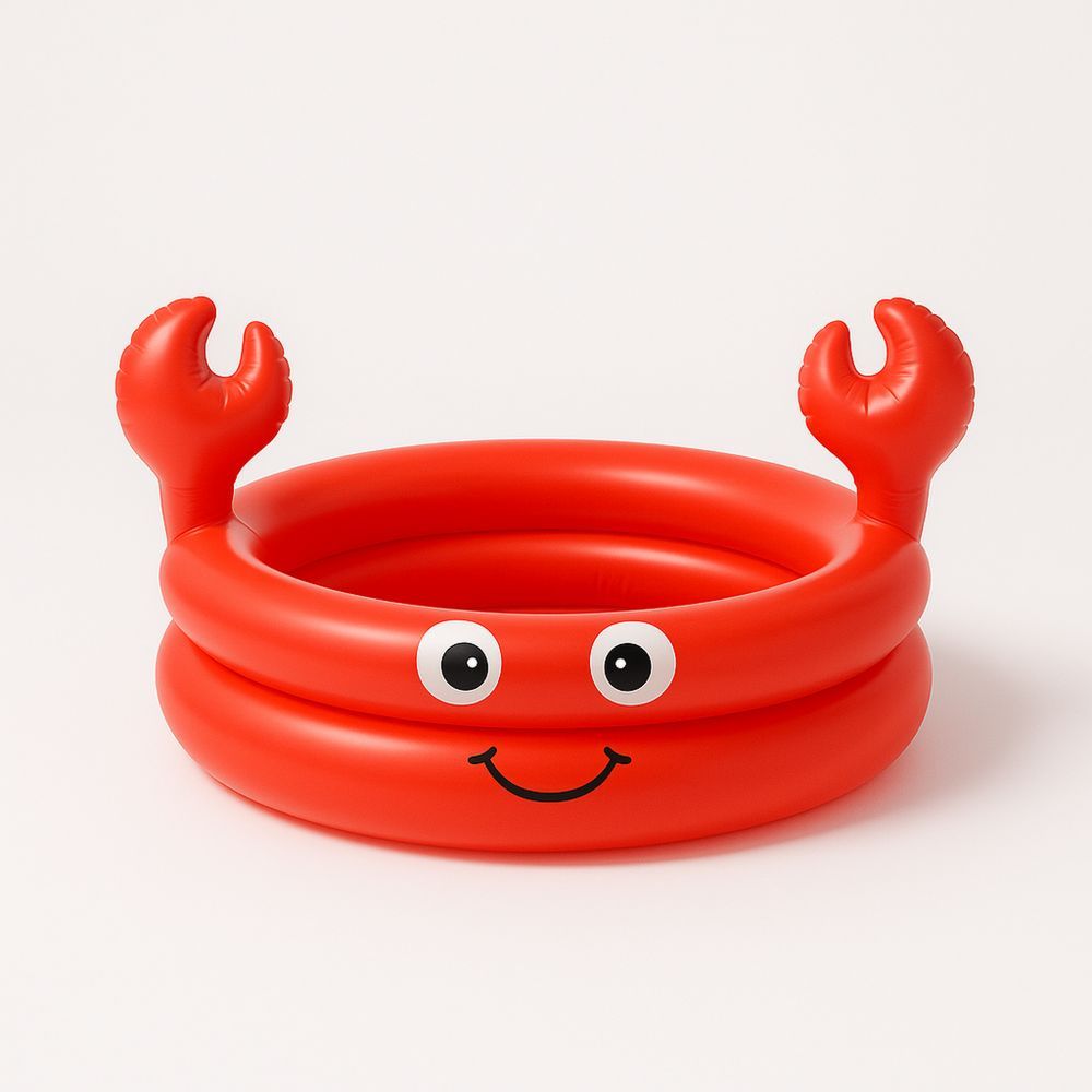 Lasten Punainen Rapu Muotoinen PVC Allas