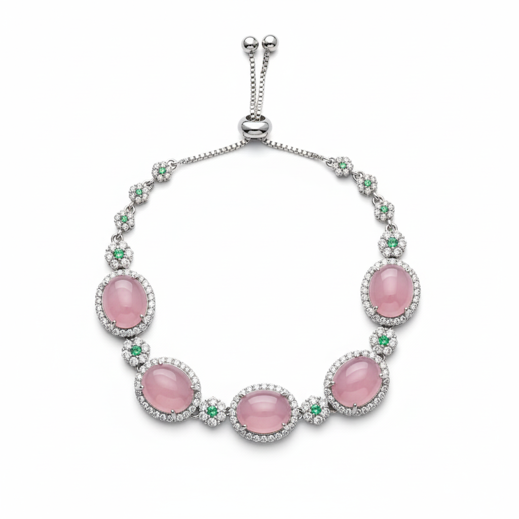 B-017 Rose Quartz Circle