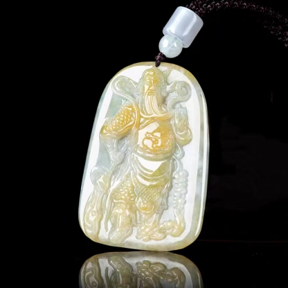 War God Guan Yu Jade Pendant