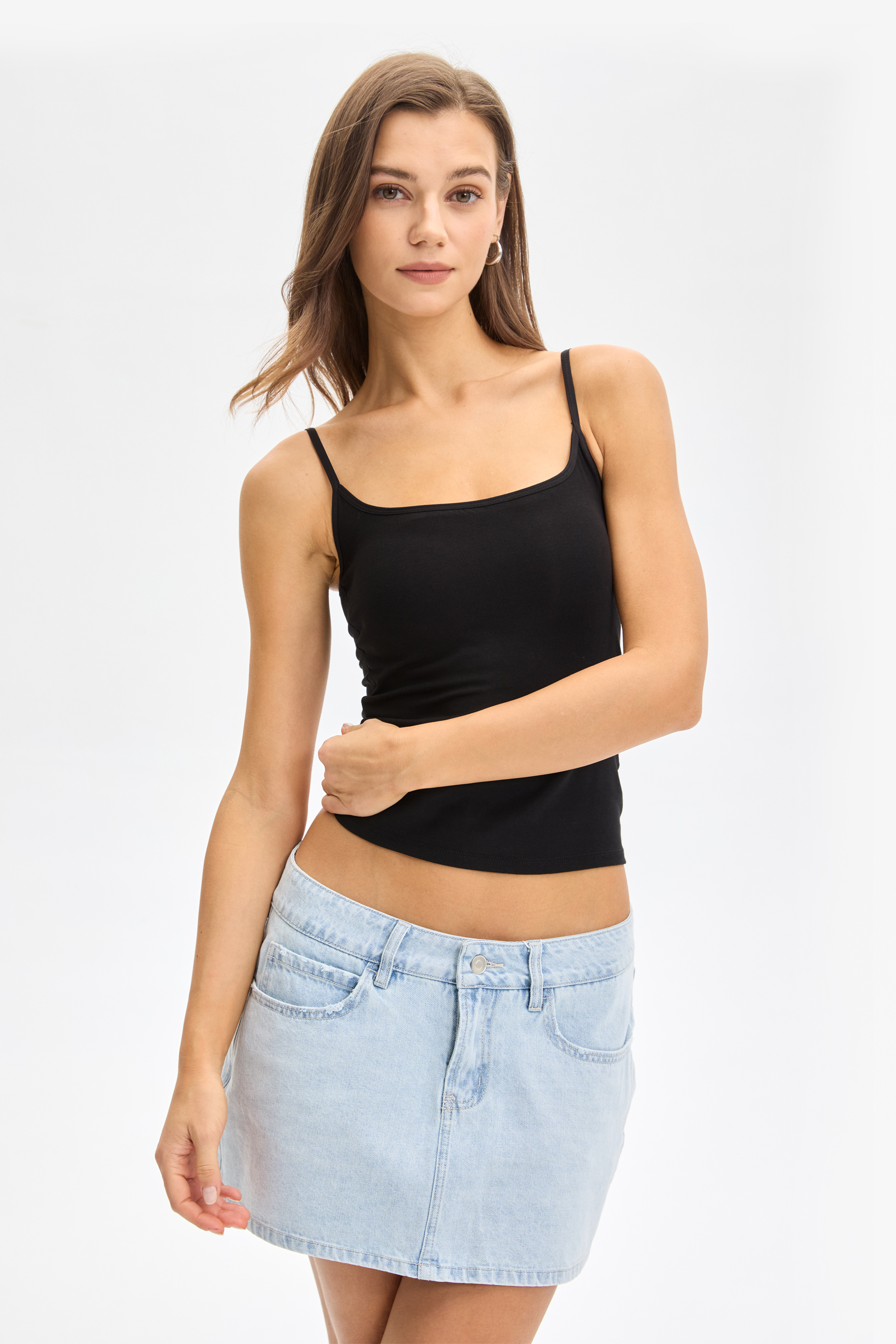 Vessira Women's Top with Supportive Bra Pads Womenswear Elegant