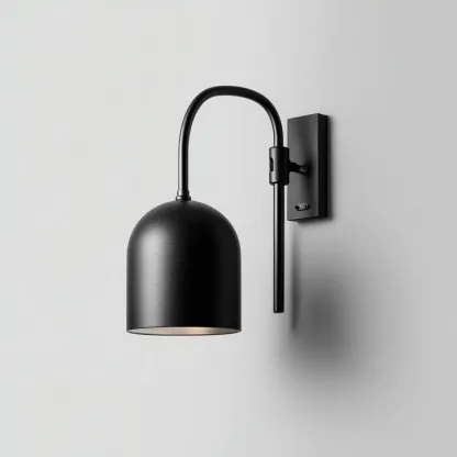 Wandleuchte Metall 22x15x28 cm - Schwarz - Modernes Design