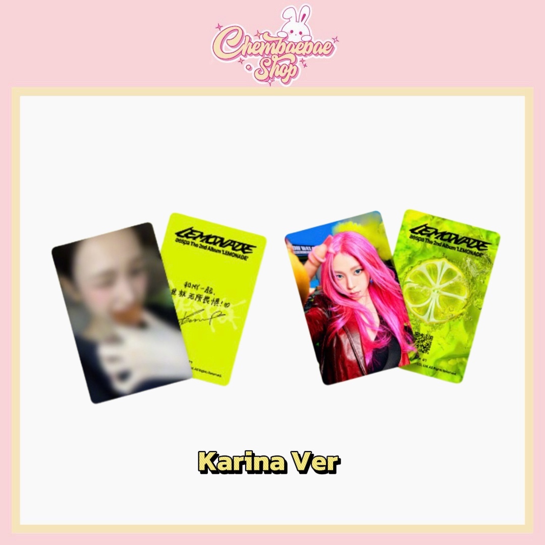 *Pre-Order* aespa The 2nd Album ‘LEMONADE’ QQ Music Super VIP limited Benefit Event