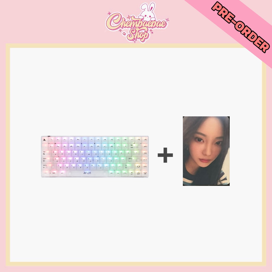 ⚠️No Refunds⚠️ aespa x Higround Basecamp 75+ Keyboard - Illusion with Ningning Selfie