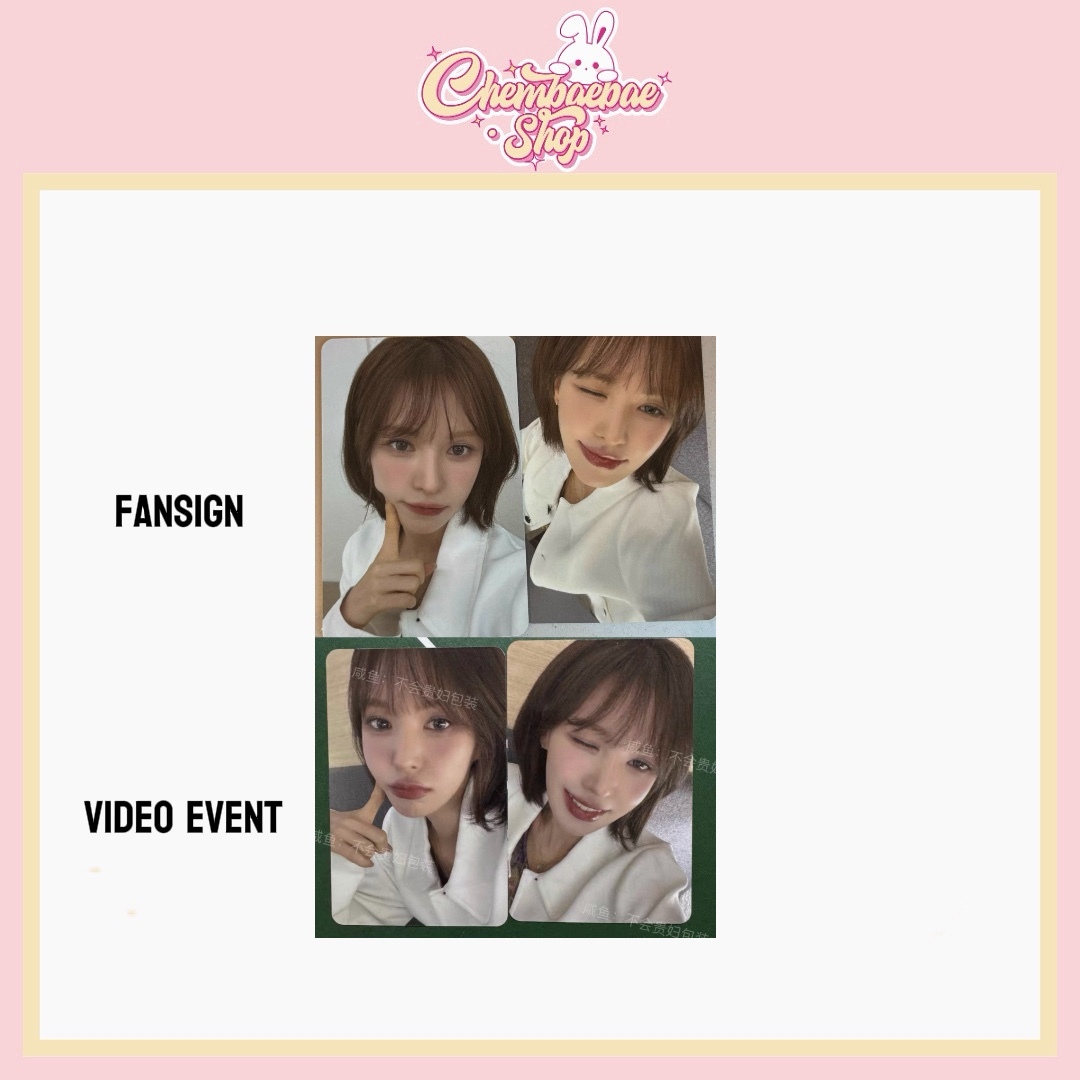 Wendy The 3rd Mini Album [#Cerulean_Verge]Applemu Fansign / Video call event