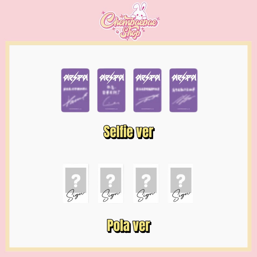 *Pre-Order* Aespa ‘Rich Man’  Starriver 1.0 Video Call Event