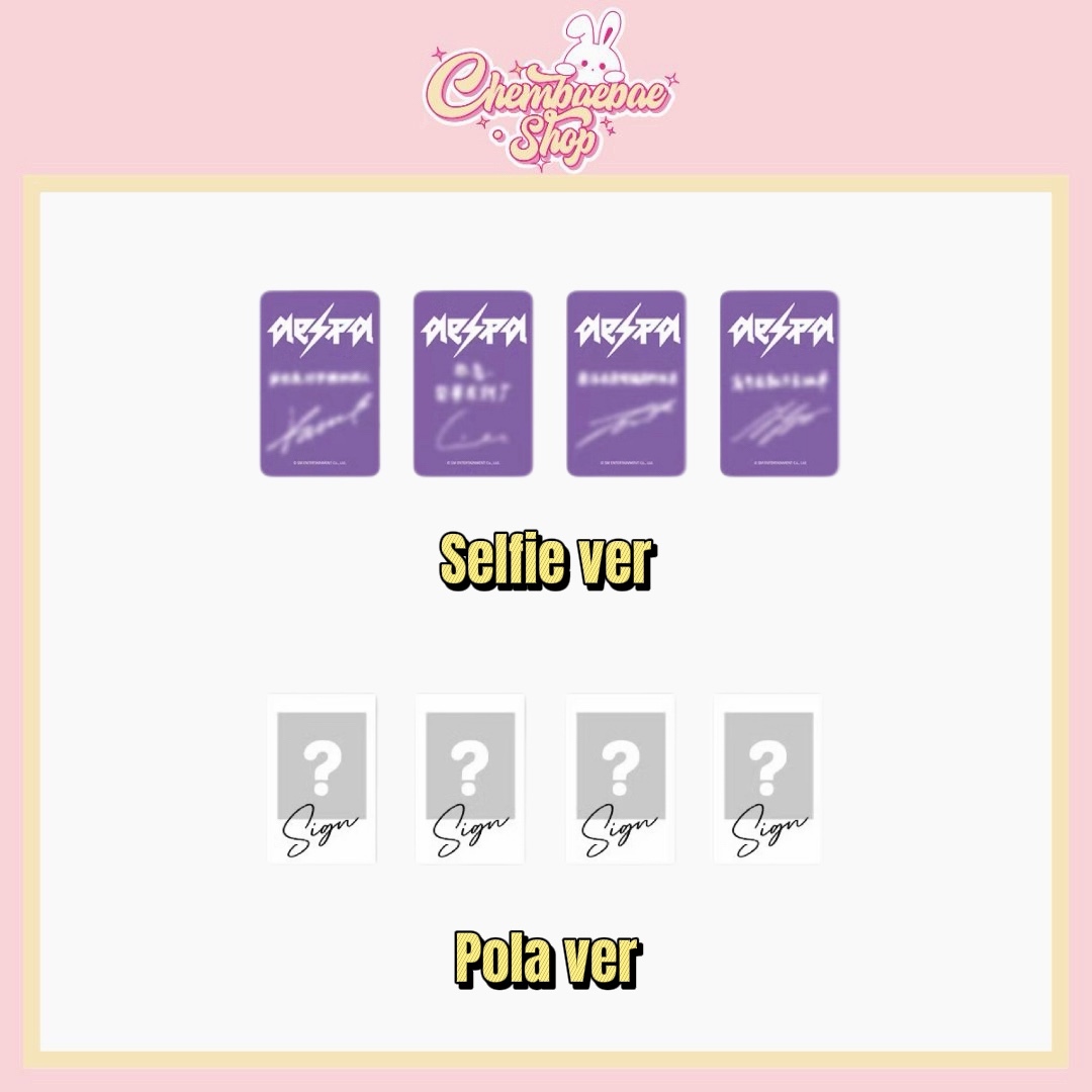 *Pre-Order* Aespa ‘Rich Man’  Starriver 1.0 Video Call Event